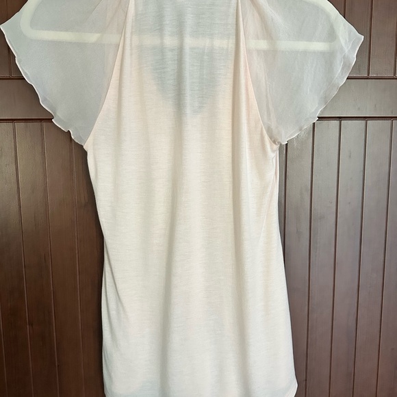 Express Light Pink Ruffle Blouse - Picture 6 of 10